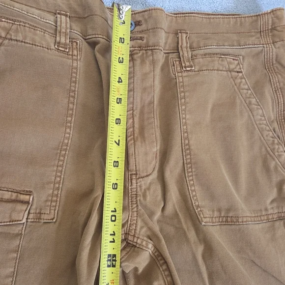 Anthropologie Pants Women's 36x27 (Tag 32) Beige Tan The Wanderer Cargo Pockets - Picture 5 of 14